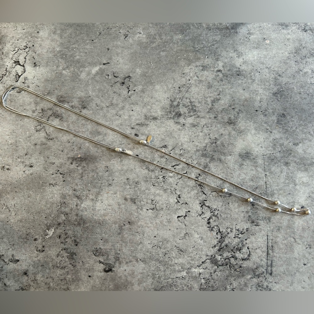 Alex and Ani 6 Bead 38” chain
